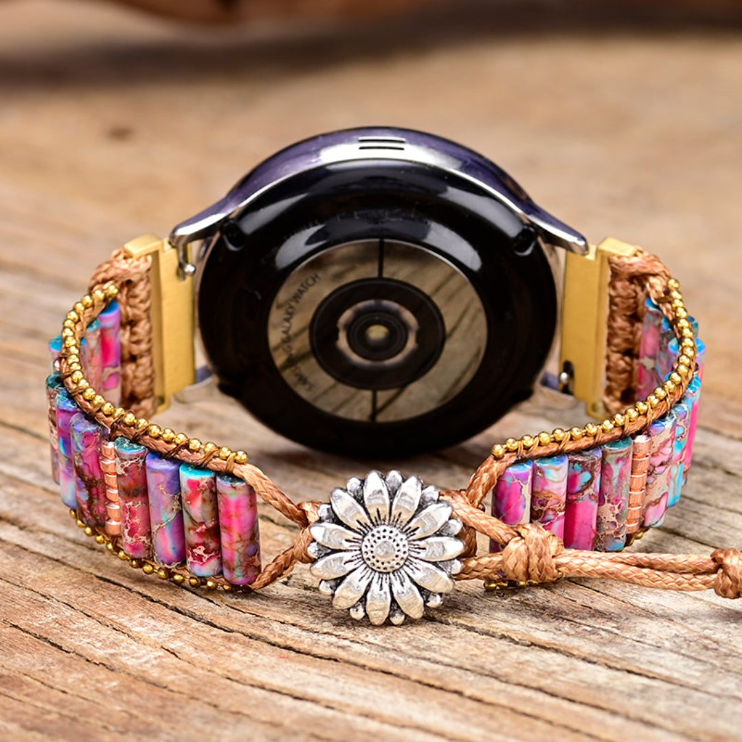 Bohemian Purple Emperor Samsung Watch Strap - Samsung Watch Straps - Pretland | Spiritual Crystals & Jewelry