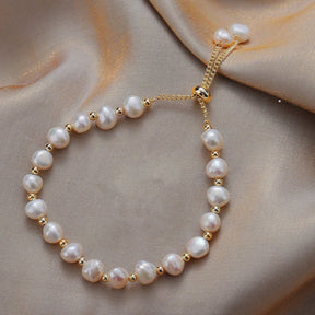 Elegant Natural Pearl Bracelet - Bracelets - Pretland | Spiritual Crystals & Jewelry