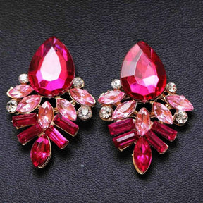 Crystal Rhinestone Dangle Earrings - Earrings - Pretland | Spiritual Crystals & Jewelry