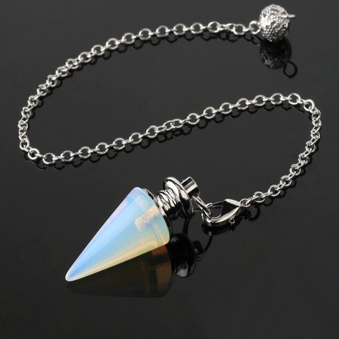 Spiritual Stone Conical Pendulum - Natural Stones - Pretland | Spiritual Crystals & Jewelry