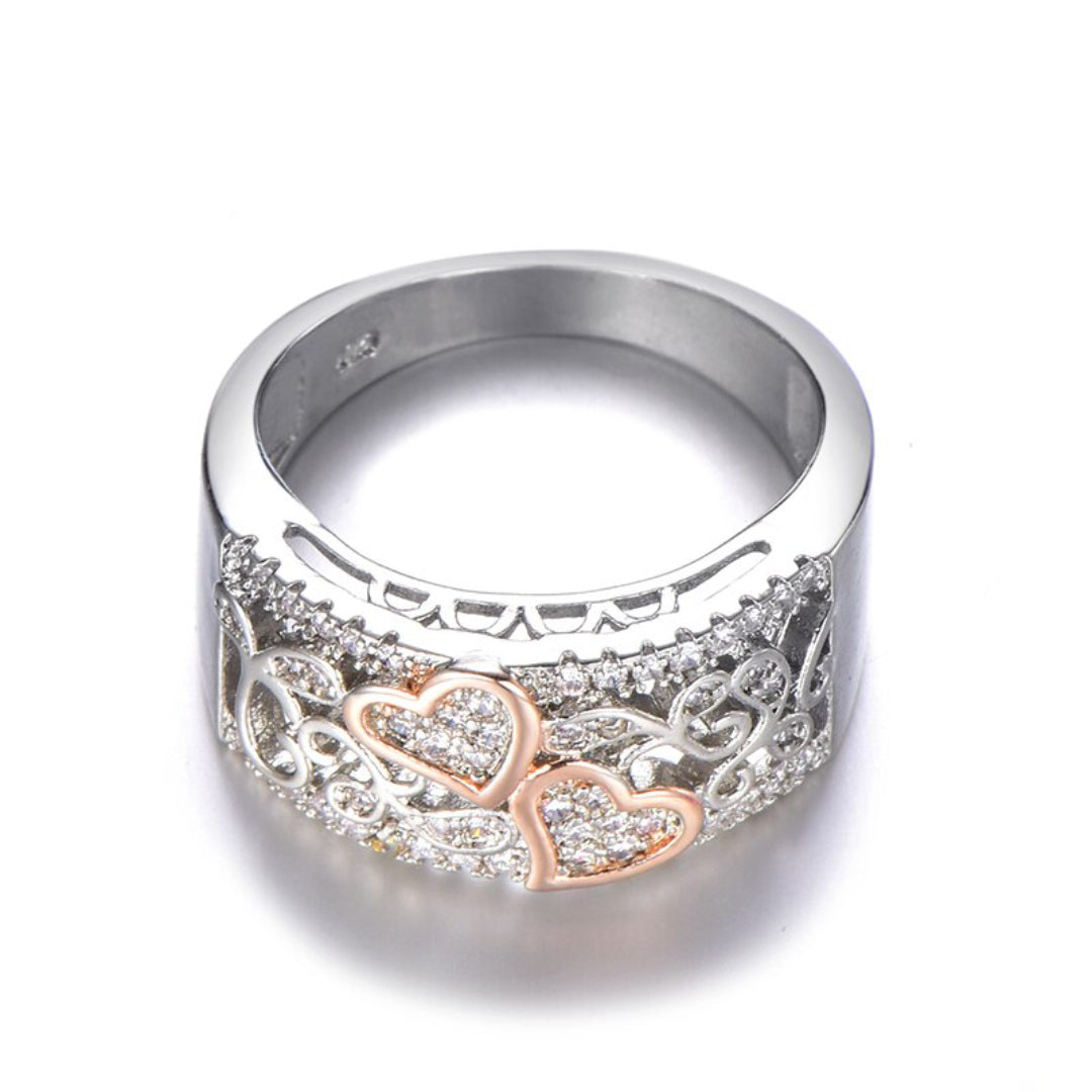 Love Zirconia 925 Sterling Silver Ring - Rings - Pretland | Spiritual Crystals & Jewelry