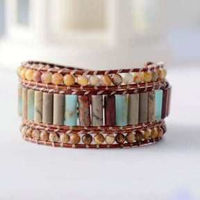 Bohemian Sunflower Charm Bracelet - Wrap Bracelets - Pretland | Spiritual Crystals & Jewelry