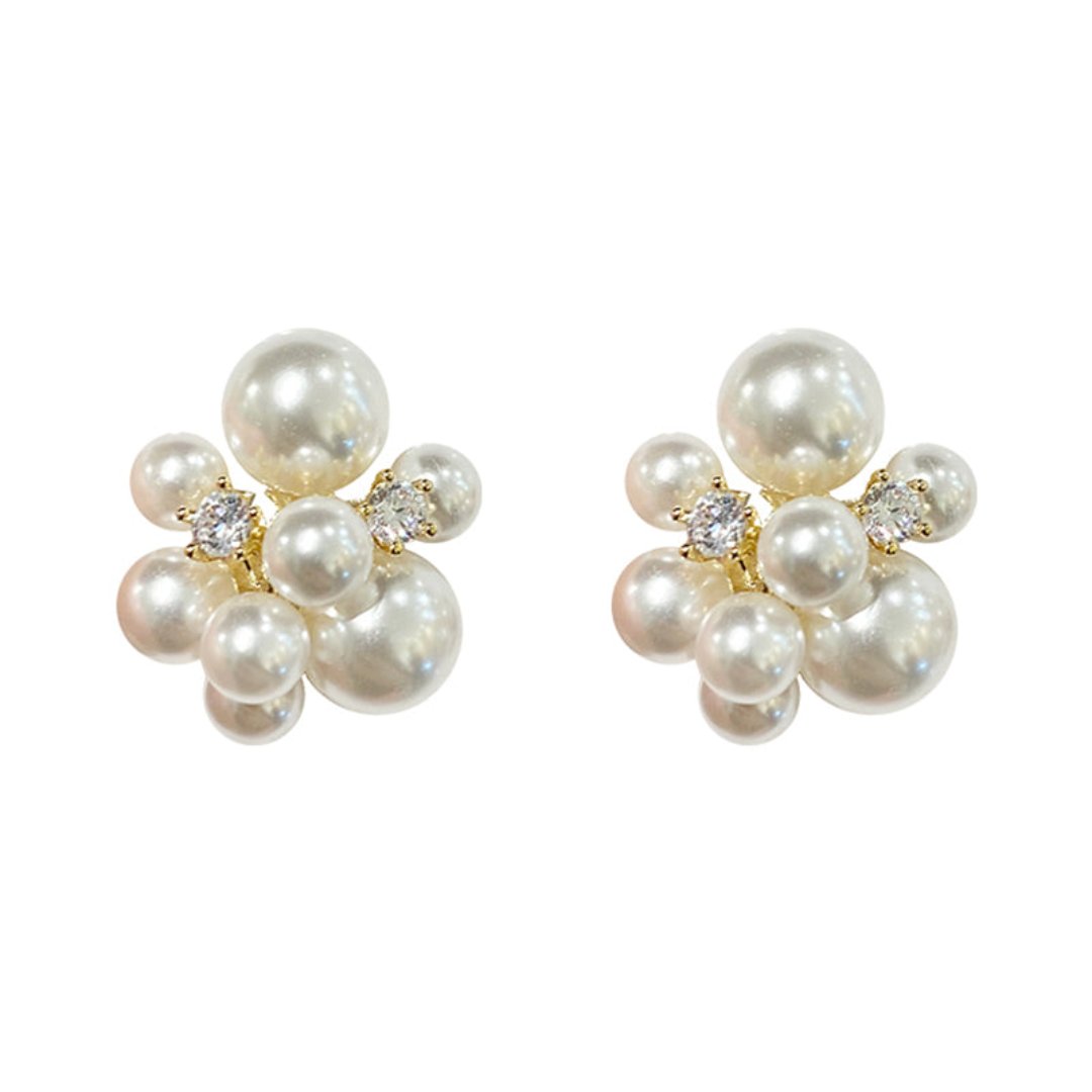 Romantic Pearl Stud Earrings - Earrings - Pretland | Spiritual Crystals & Jewelry