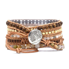 Sunstone Energy & Protection Bracelet - Wrap Bracelets - Pretland | Spiritual Crystals & Jewelry
