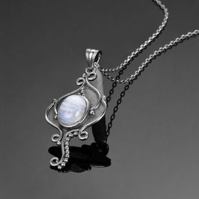 Vintage Design Moonstone Necklace - Necklaces - Pretland | Spiritual Crystals & Jewelry