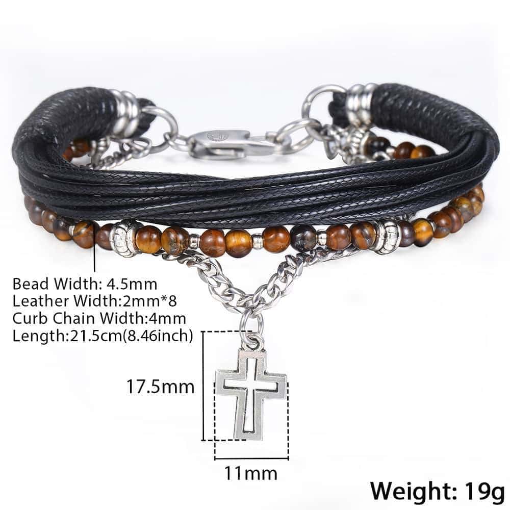 Elegant Tiger-Eye Bracelet - Bracelets - Pretland | Spiritual Crystals & Jewelry
