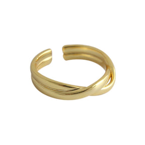 Belinda 925 Sterling Silver Adjustable Ring - Rings - Pretland | Spiritual Crystals & Jewelry