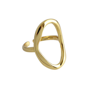 Luna 925 Sterling Silver Adjustable Ring - Rings - Pretland | Spiritual Crystals & Jewelry