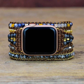 Black Labradorite Apple Watch Strap - Apple Watch Straps - Pretland | Spiritual Crystals & Jewelry