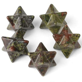 Calming Merkaba Crystal Stars - Dragon Blood Stone - Natural Stones - Pretland | Spiritual Crystals & Jewelry