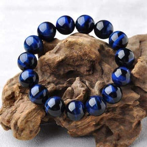 Night Blue Tiger Eye Bracelet - Bracelets - Pretland | Spiritual Crystals & Jewelry