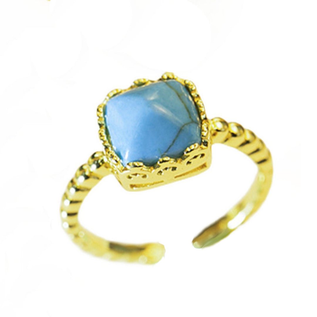 Elegant Malachite & Turquoise 925 Silver Rings - Rings - Pretland | Spiritual Crystals & Jewelry