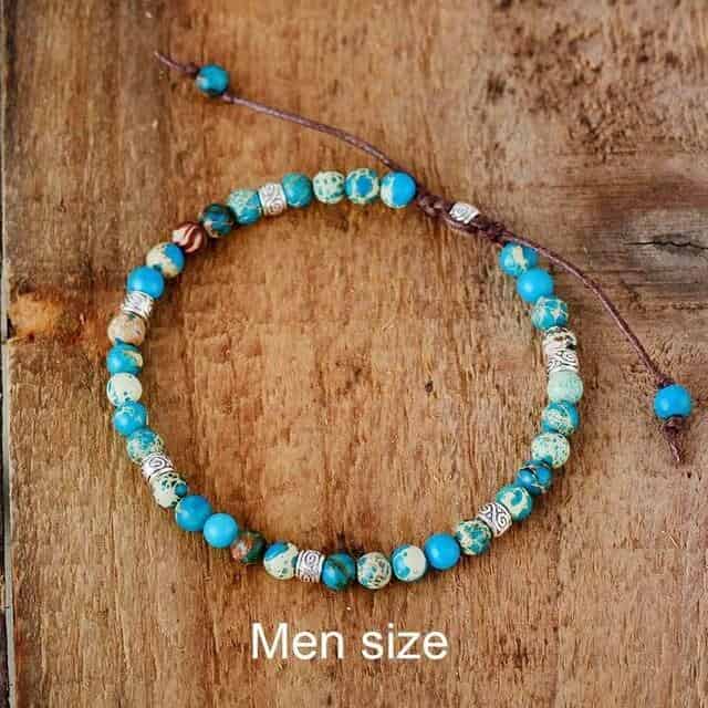 Fancy Jasper Bracelet - Turquoise Men - Bracelets - Pretland | Spiritual Crystals & Jewelry