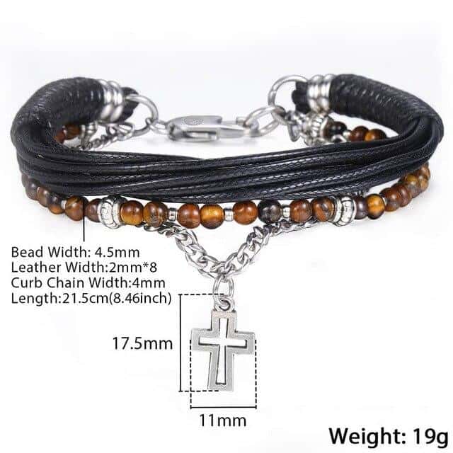 Elegant Tiger-Eye Bracelet - Brown - Bracelets - Pretland | Spiritual Crystals & Jewelry