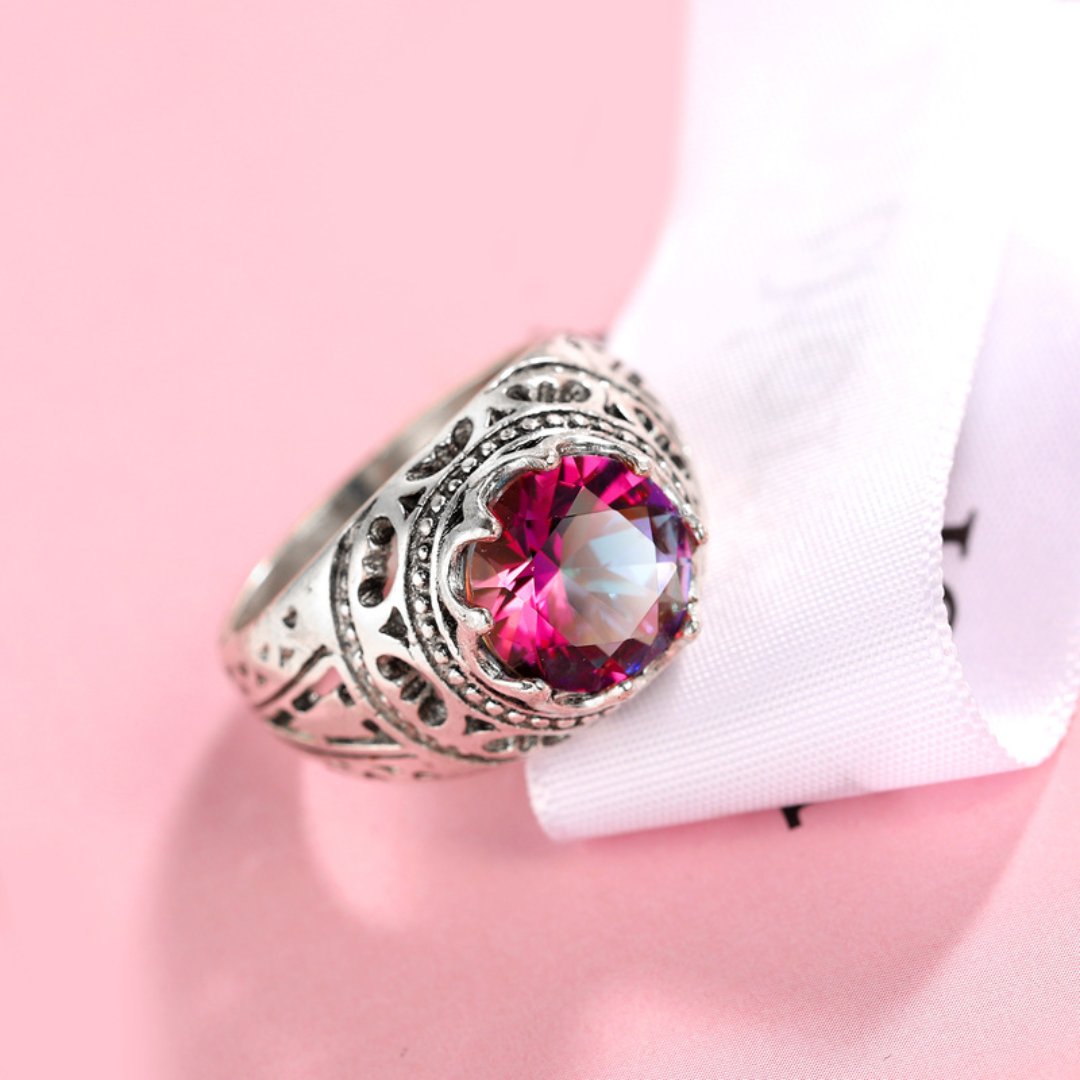 Royal Topaz 925 Sterling Silver Ring - Rings - Pretland | Spiritual Crystals & Jewelry