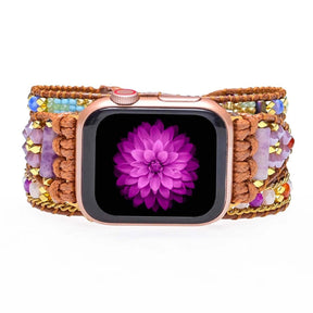 Ethnic Natural Stones Apple Watch Strap - Apple Watch Straps - Pretland | Spiritual Crystals & Jewelry