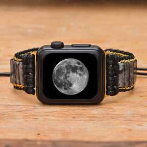Bohemian Black Labradorite Apple Watch Strap - Apple Watch Straps - Pretland | Spiritual Crystals & Jewelry