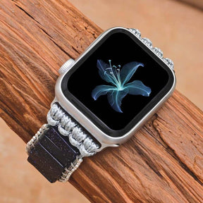Magical Blue Sandstones Apple Watch Strap - 38-41mm watch plate - Apple Watch Straps - Pretland | Spiritual Crystals & Jewelry