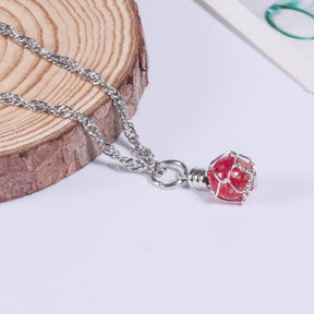 Brightsome Crystal Necklace - Red - Necklaces - Pretland | Spiritual Crystals & Jewelry