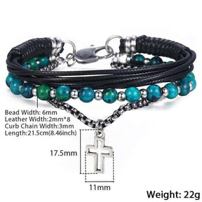 Elegant Tiger-Eye Bracelet - Blue - Bracelets - Pretland | Spiritual Crystals & Jewelry
