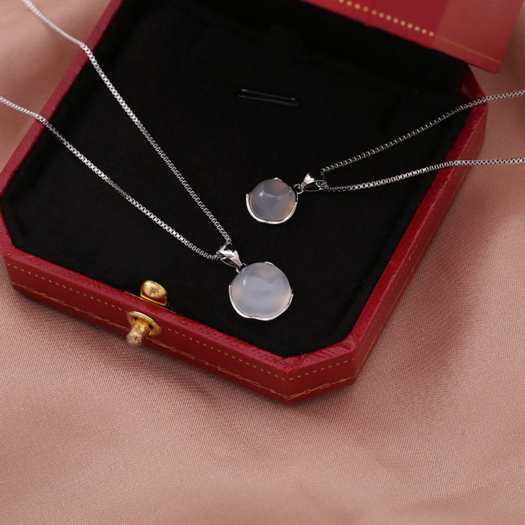 Elegant Moonstone Silver Plated Necklace - Necklaces - Pretland | Spiritual Crystals & Jewelry
