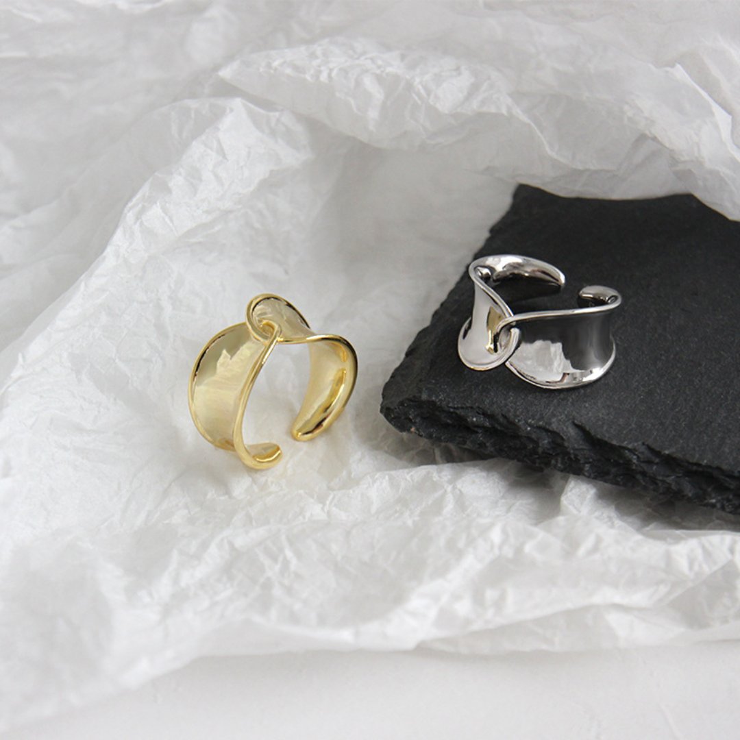 Kendra 925 Sterling Silver Adjustable Ring - Rings - Pretland | Spiritual Crystals & Jewelry