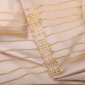 Angel Number Manifest Zirconia Necklace - Pendant Necklaces - Pretland | Spiritual Crystals & Jewelry