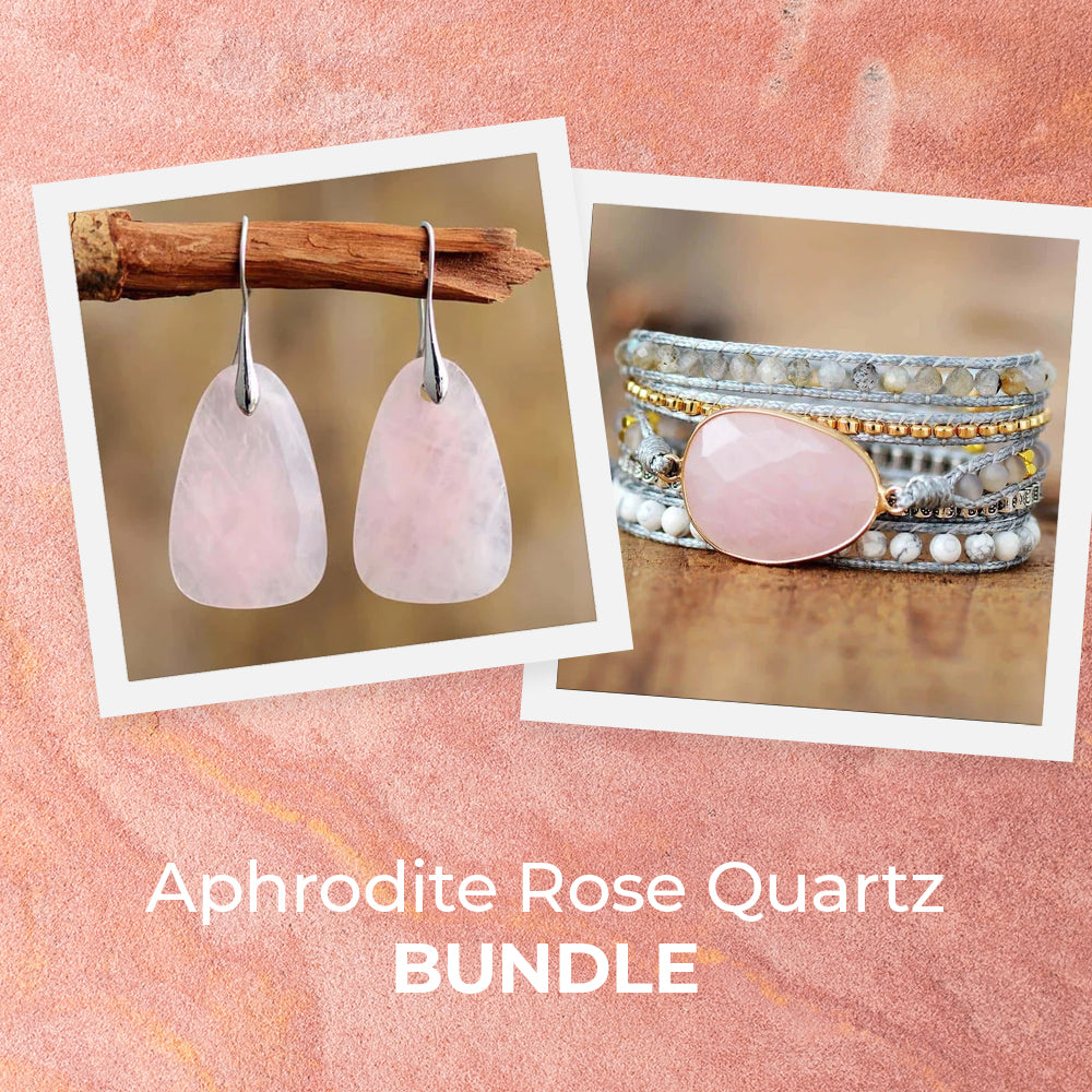 Aphrodite Rose Quartz Bundle - Bundles - Pretland | Spiritual Crystals & Jewelry