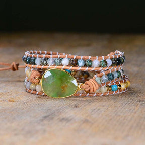 Special Australian Jade Bracelet - Wrap Bracelets - Pretland | Spiritual Crystals & Jewelry