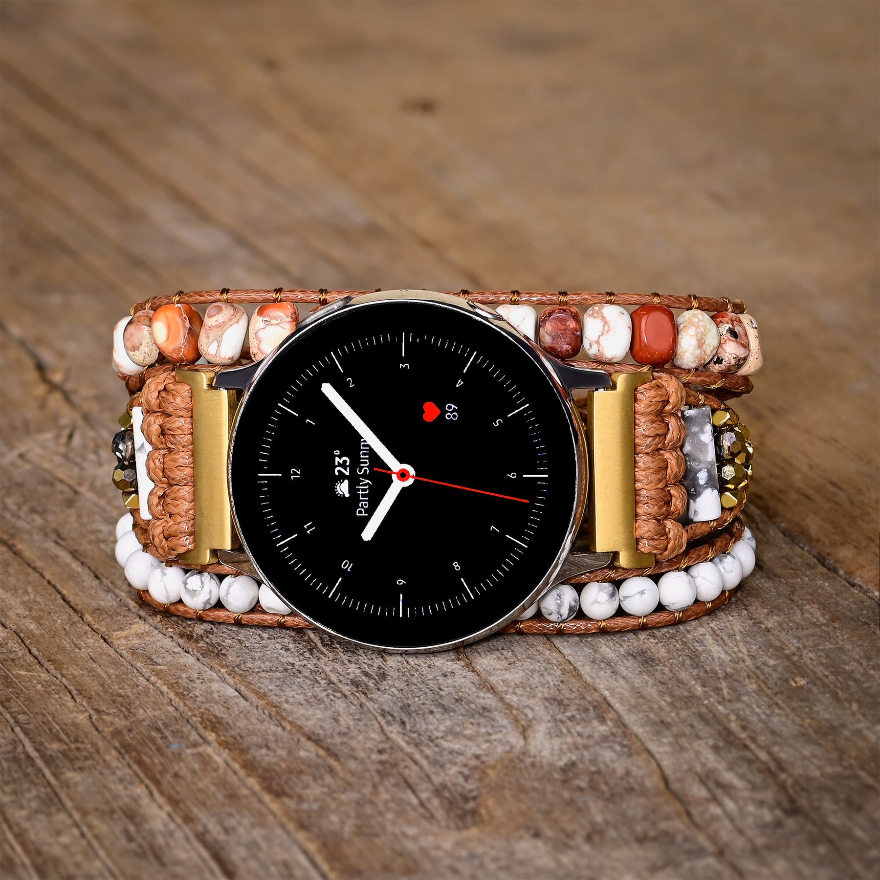Bohemian Jasper Sumsung Watch Strap - Samsung Watch Straps - Pretland | Spiritual Crystals & Jewelry