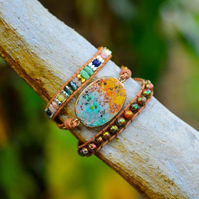Spiritual Boho Charm Wrap Bracelet - Wrap Bracelets - Pretland | Spiritual Crystals & Jewelry