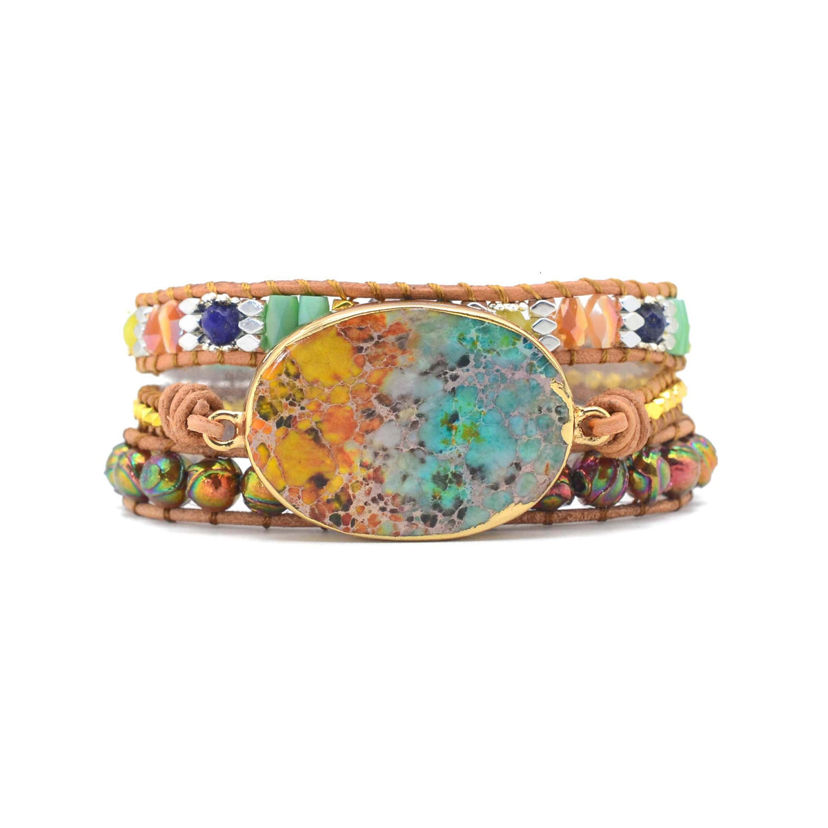 Spiritual Boho Charm Wrap Bracelet - Wrap Bracelets - Pretland | Spiritual Crystals & Jewelry
