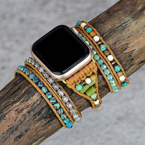 Green Agate Apple Watch Strap - Apple Watch Straps - Pretland | Spiritual Crystals & Jewelry