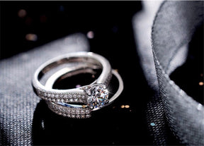 Shining Zircon 925 Sterling Silver Ring Set - Rings - Pretland | Spiritual Crystals & Jewelry