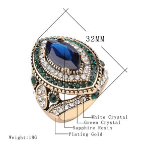 Historic Sapphire Persian Ring - Rings - Pretland | Spiritual Crystals & Jewelry
