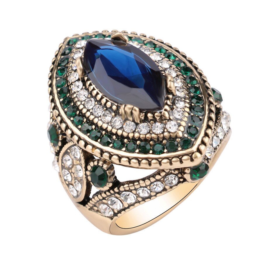 Elegant Sapphire Ring - Rings - Pretland | Spiritual Crystals & Jewelry