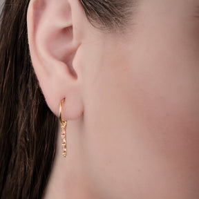 Theodora Citrine 24K Gold Earrings - Gold Vermeil Earrings - Pretland | Spiritual Crystals & Jewelry
