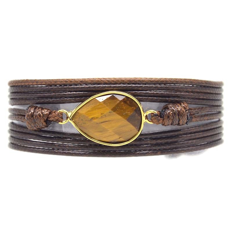 Spiritual Tiger Eye Wrap Bracelet - Wrap Bracelets - Pretland | Spiritual Crystals & Jewelry