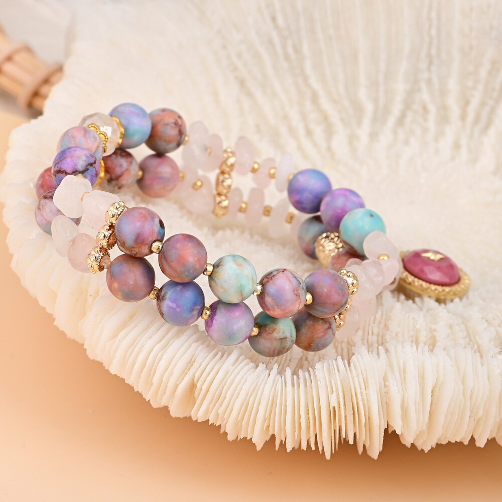 Elegant Purple Emperor Bracelet - Bracelets - Pretland | Spiritual Crystals & Jewelry