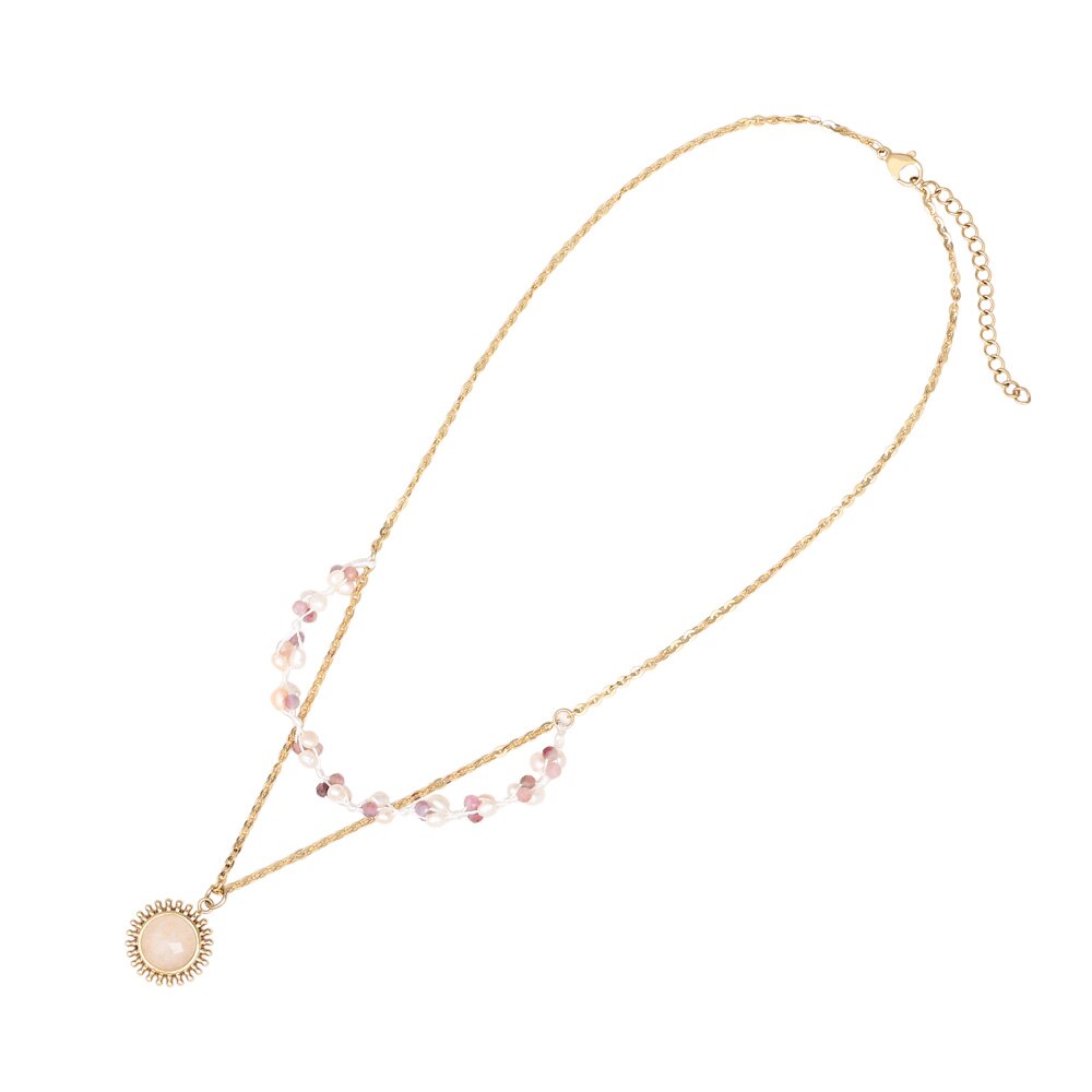 Boho Elegant White Jade Necklace - Necklaces - Pretland | Spiritual Crystals & Jewelry