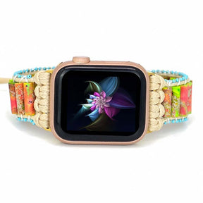Pleasant Emperor Stone Apple Watch Strap - Large - Apple Watch Straps - Pretland | Spiritual Crystals & Jewelry
