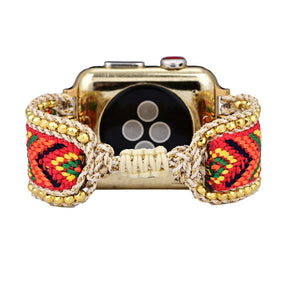 Boho Style Woven Smart Watch Strap - Watch Straps - Pretland | Spiritual Crystals & Jewelry