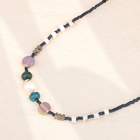 Elegant Boho Pearl Necklace - Necklaces - Pretland | Spiritual Crystals & Jewelry