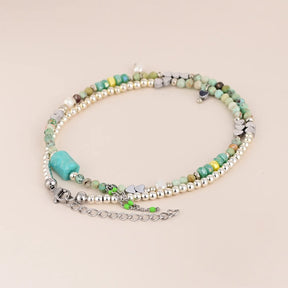 Lovely Amazonite Handmade Beads Necklace