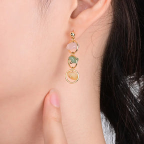 Gorgeous 7 Chakra Natural Stone Earrings