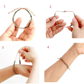 Spiritual Amazonite Heart Bracelet - Bracelets - Pretland | Spiritual Crystals & Jewelry