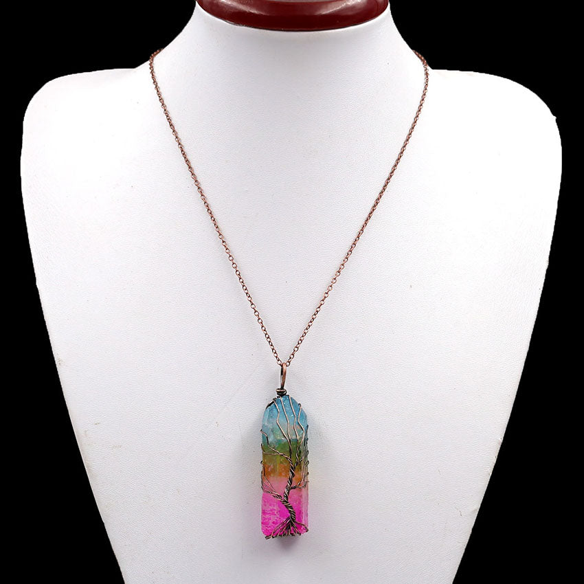 Orgone 7 Chakra Healing Pendant - Necklaces - Pretland | Spiritual Crystals & Jewelry