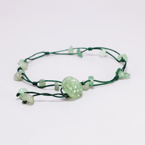 Spiritual Flower Braided Anklets - Anklets - Pretland | Spiritual Crystals & Jewelry