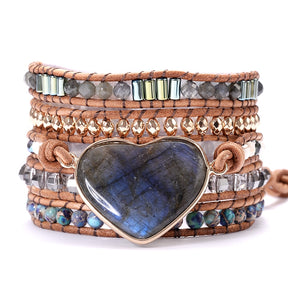 Spiritual Sparkling Night Wrap Bracelet - Wrap Bracelets - Pretland | Spiritual Crystals & Jewelry