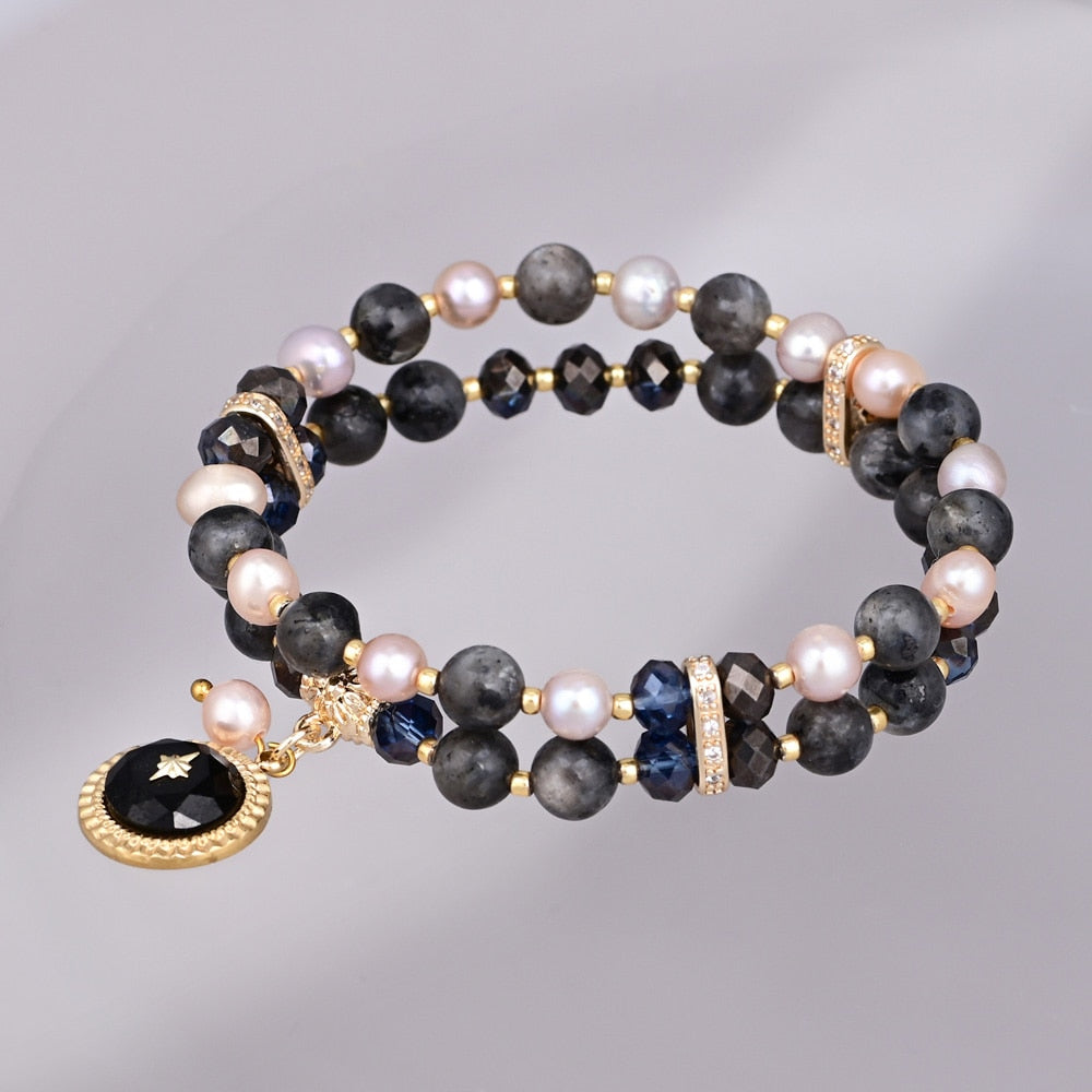 Elegant Boho Labradorite Bracelet - Bracelets - Pretland | Spiritual Crystals & Jewelry